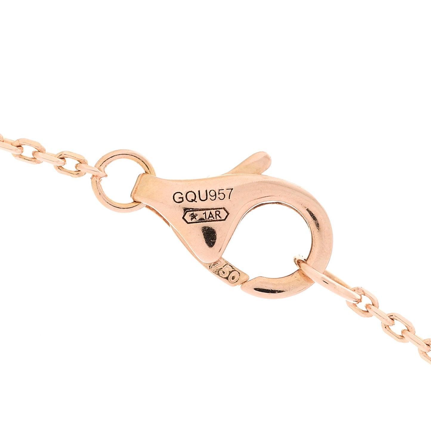 18K Pink Gold Diamond Black Onyx XS Amulette de Cartier Pendant Necklace