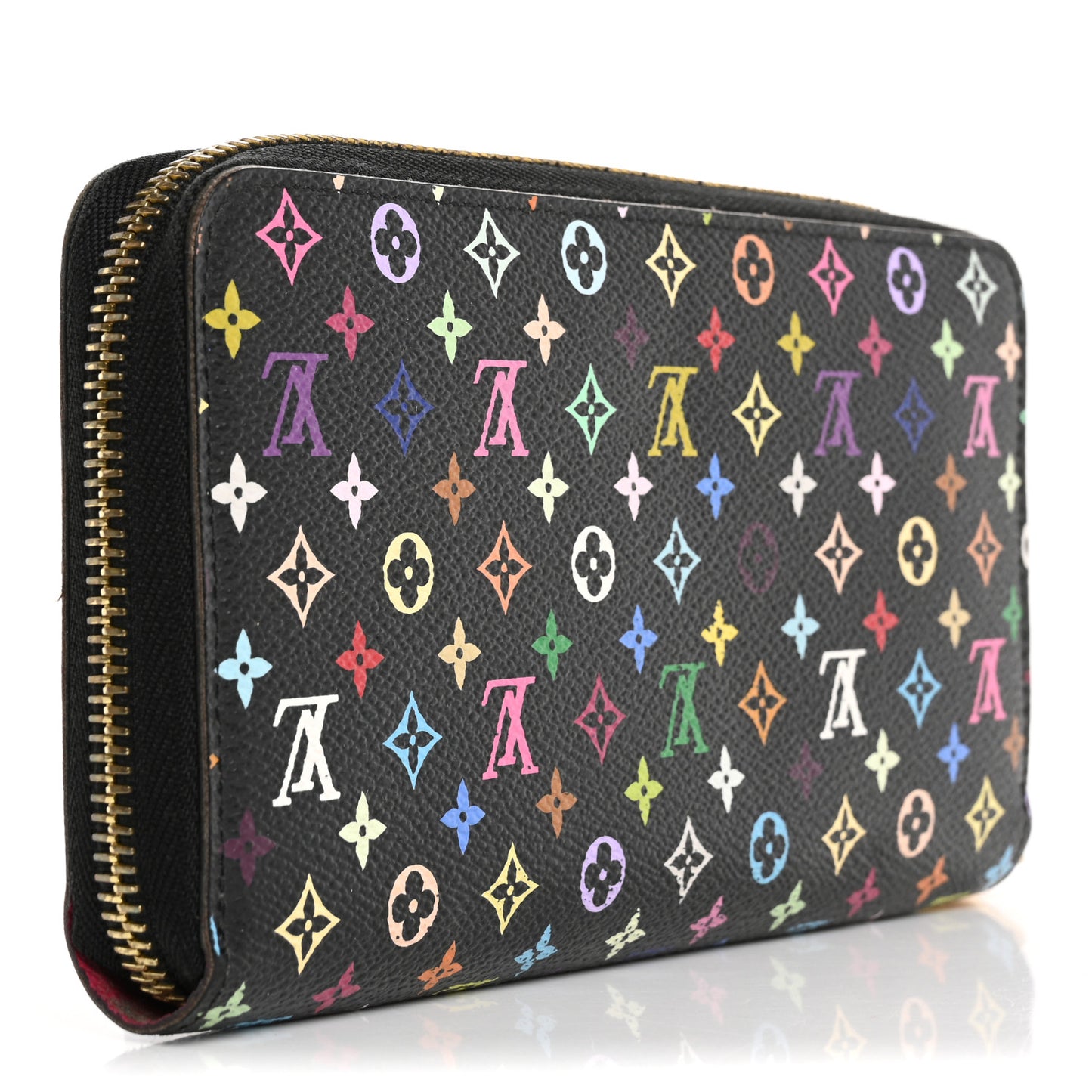 Monogram Multicolor Zippy Wallet Black Grenade