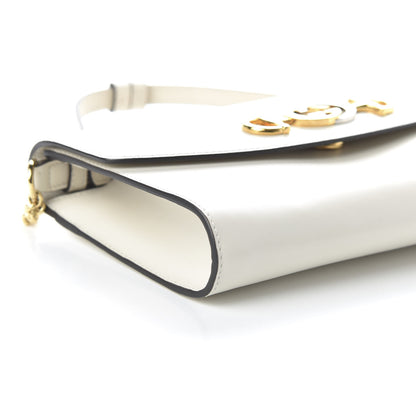 Gucci Shibuya Calfskin Small Zumi Top Handle Shoulder Bag Mystic White 6 of 10