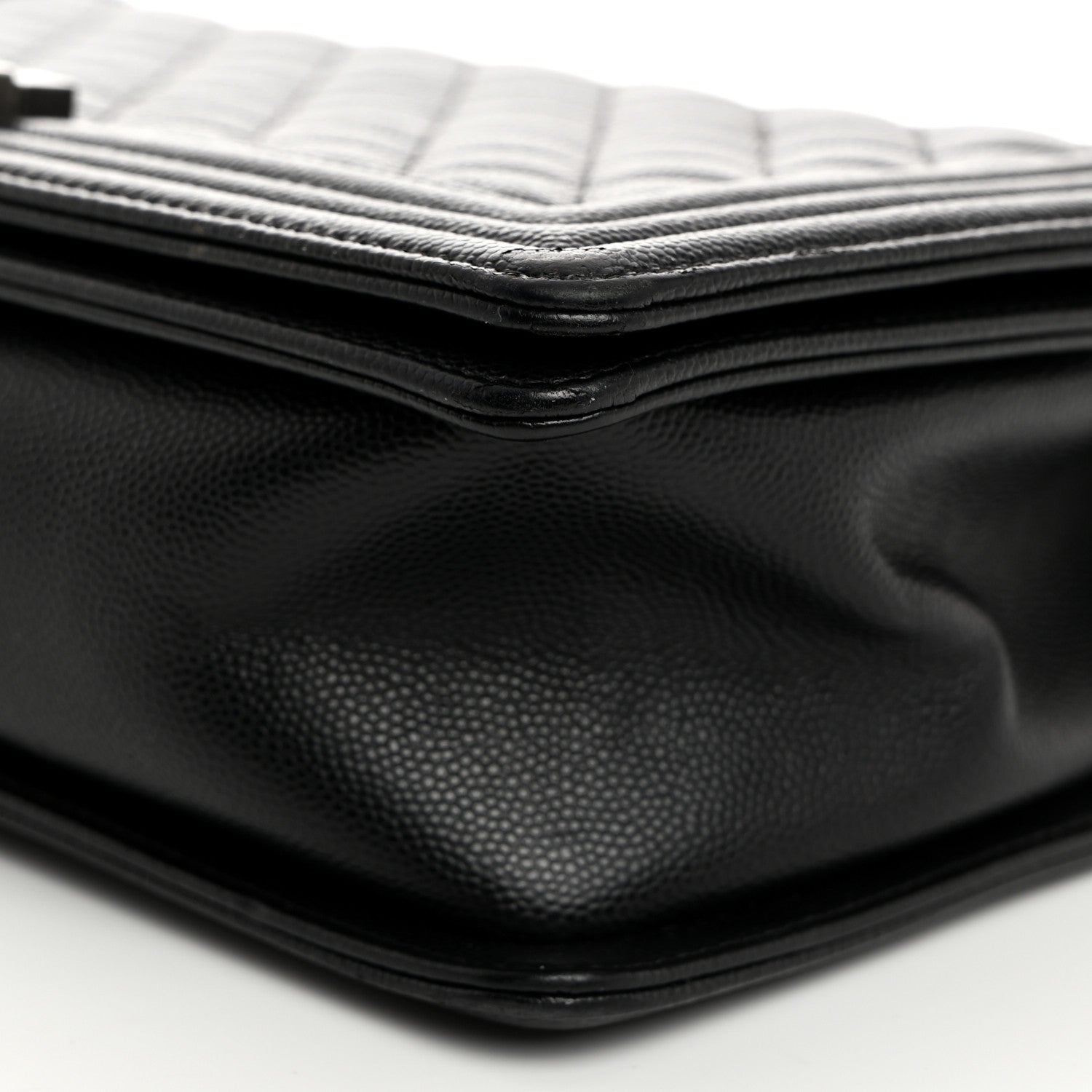 Chanel Caviar Quilted New Medium Boy Flap Black 10 of 12