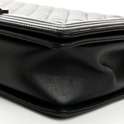 Chanel Caviar Quilted New Medium Boy Flap Black 10 of 12