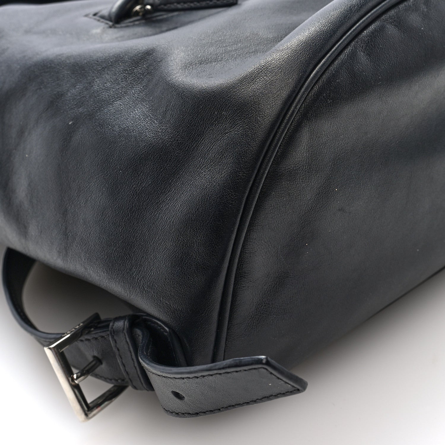 Prada Calfskin Backpack Black 8 of 8