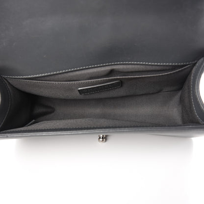 Chanel Lambskin Quilted Medium Boy Flap Dark Grey 5 of 14
