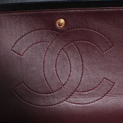 Chanel Lambskin Quilted Maxi Double Flap Black 6 of 9