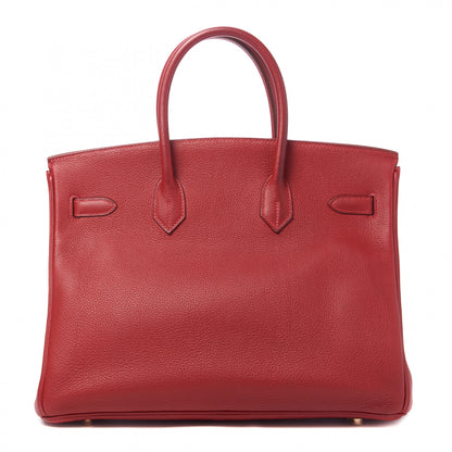 Hermes Togo Birkin 35 Rouge Vif 3 of 27