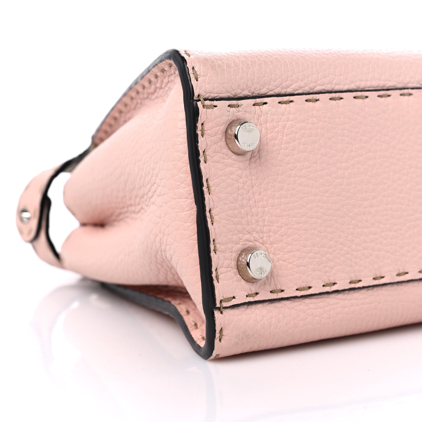 Cuoio Romano Selleria Bi-Color Medium Peekaboo Iconic Essentially Satchel Cipria Latte