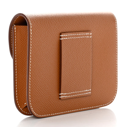 Hermes Epsom Constance Slim Wallet Gold 4 of 9