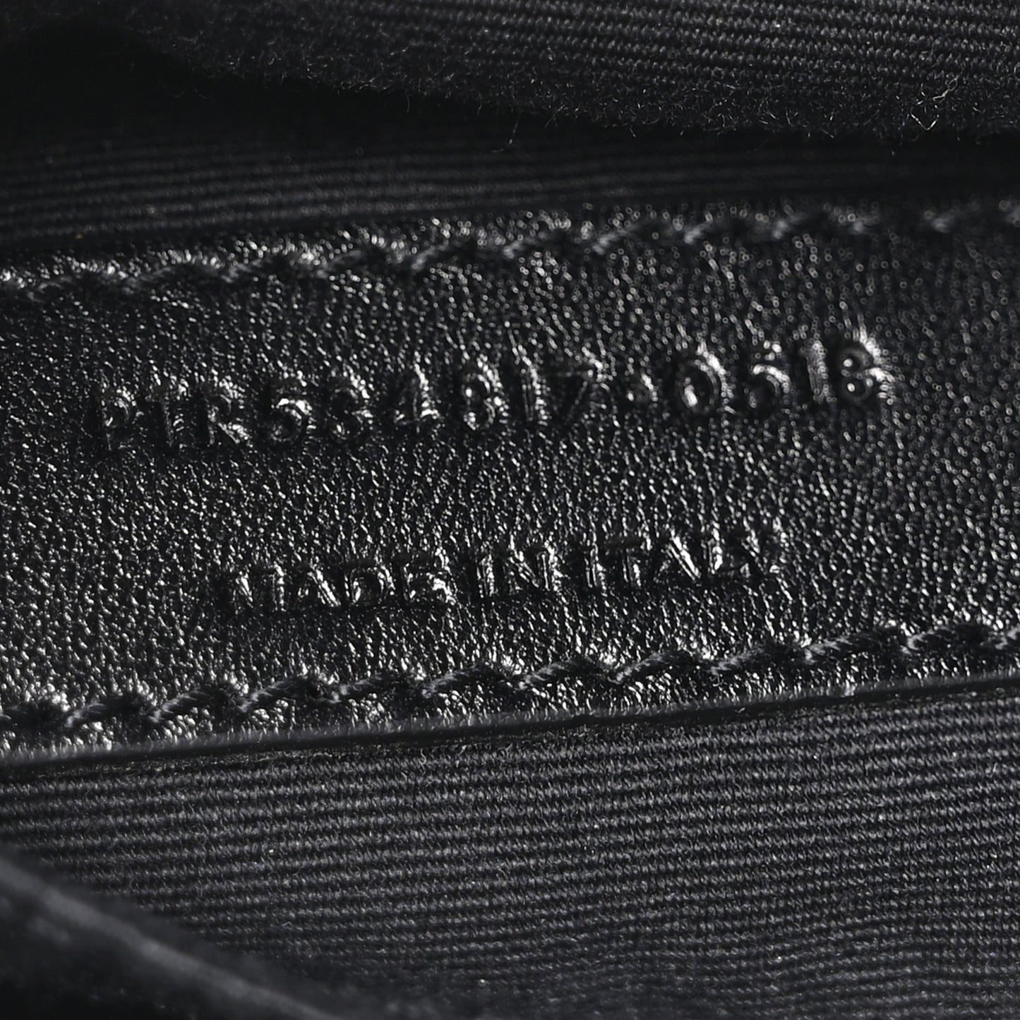 Calfskin Matelasse Monogram Lou Belt Bag Black