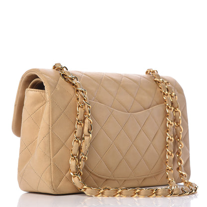 Chanel Lambskin Quilted Small Double Flap Beige 3 of 20
