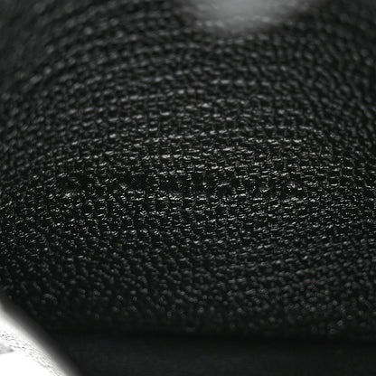 Hermes Chevre Mysore Bearn Card Holder Wallet Black 7 of 8