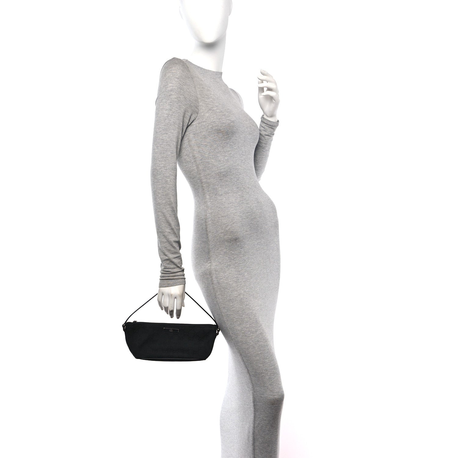 Gucci Monogram Boat Pochette Black 2 of 10