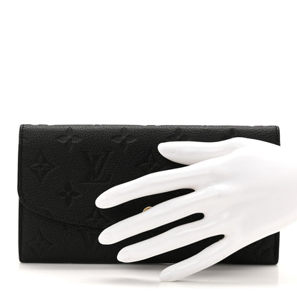 Louis Vuitton Empreinte Emilie Wallet Black Dune 2 of 6
