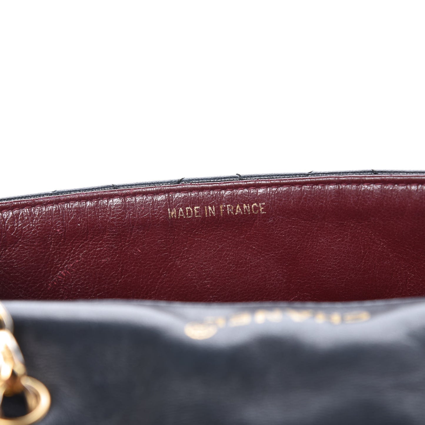 Lambskin Quilted Mini Flap Black
