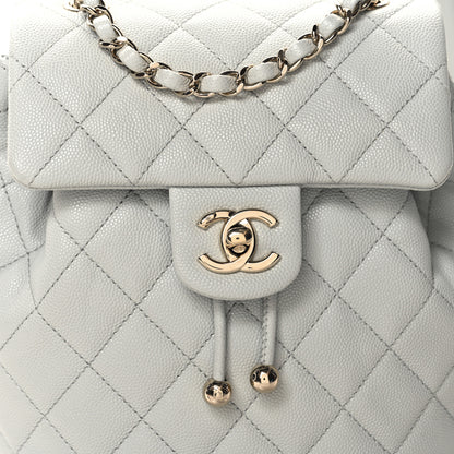 Chanel Caviar Quilted Mini Urban Spirit Backpack Light Blue 8 of 10
