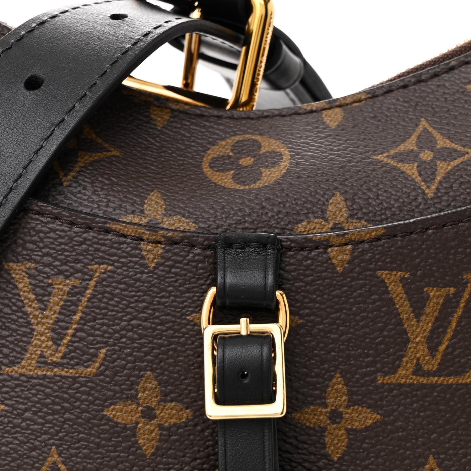 Louis Vuitton Monogram Odeon MM Black 7 of 9