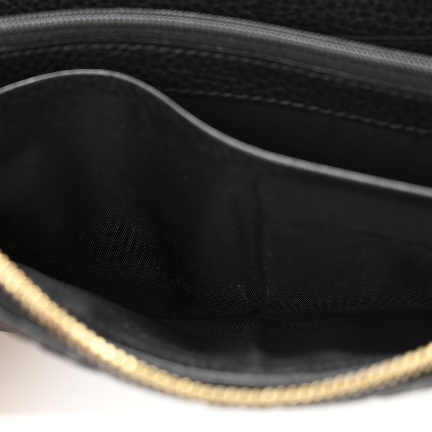 Guccissima Signature Zip Around Organizer Wallet Black