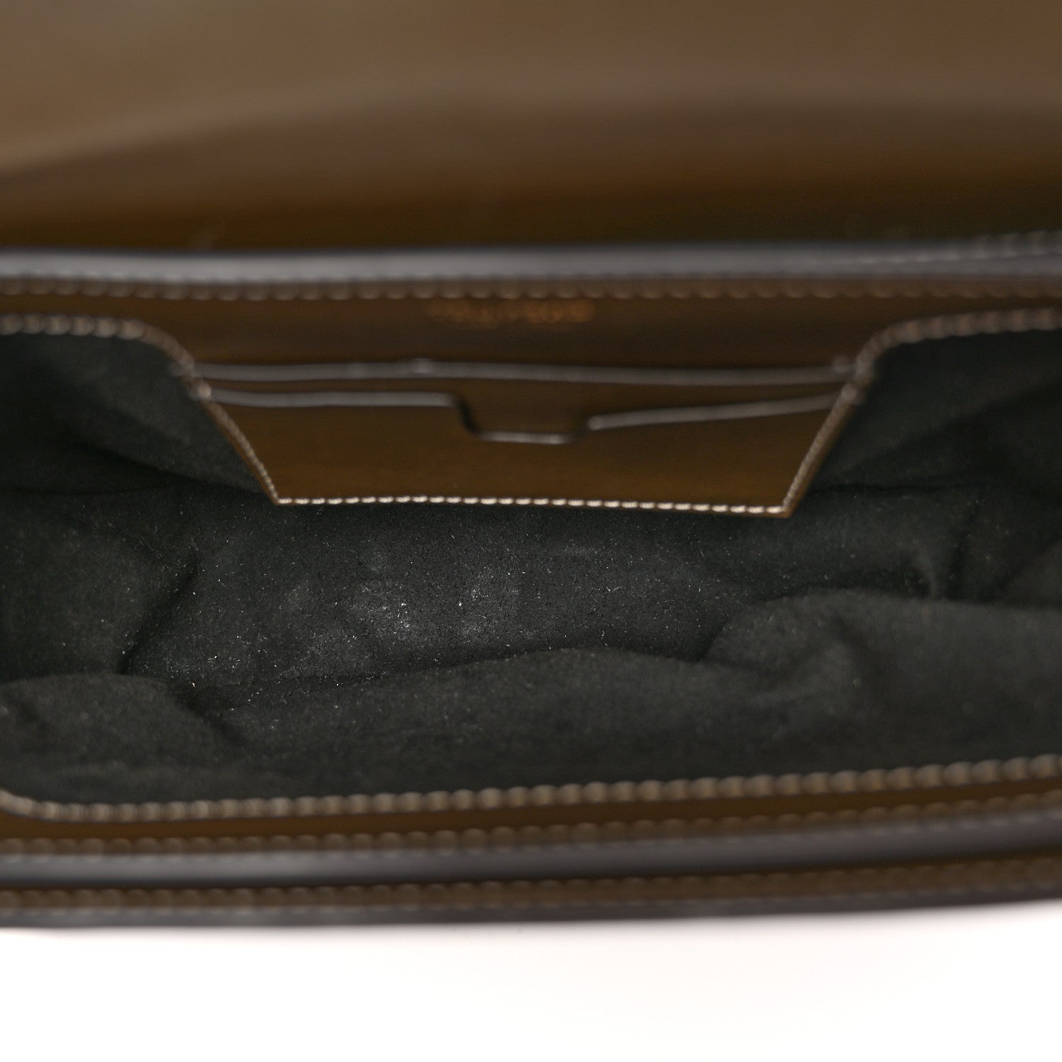 Tom Ford Smooth Calfskin Padlock Saddle Crossbody Bag Green 5 of 11