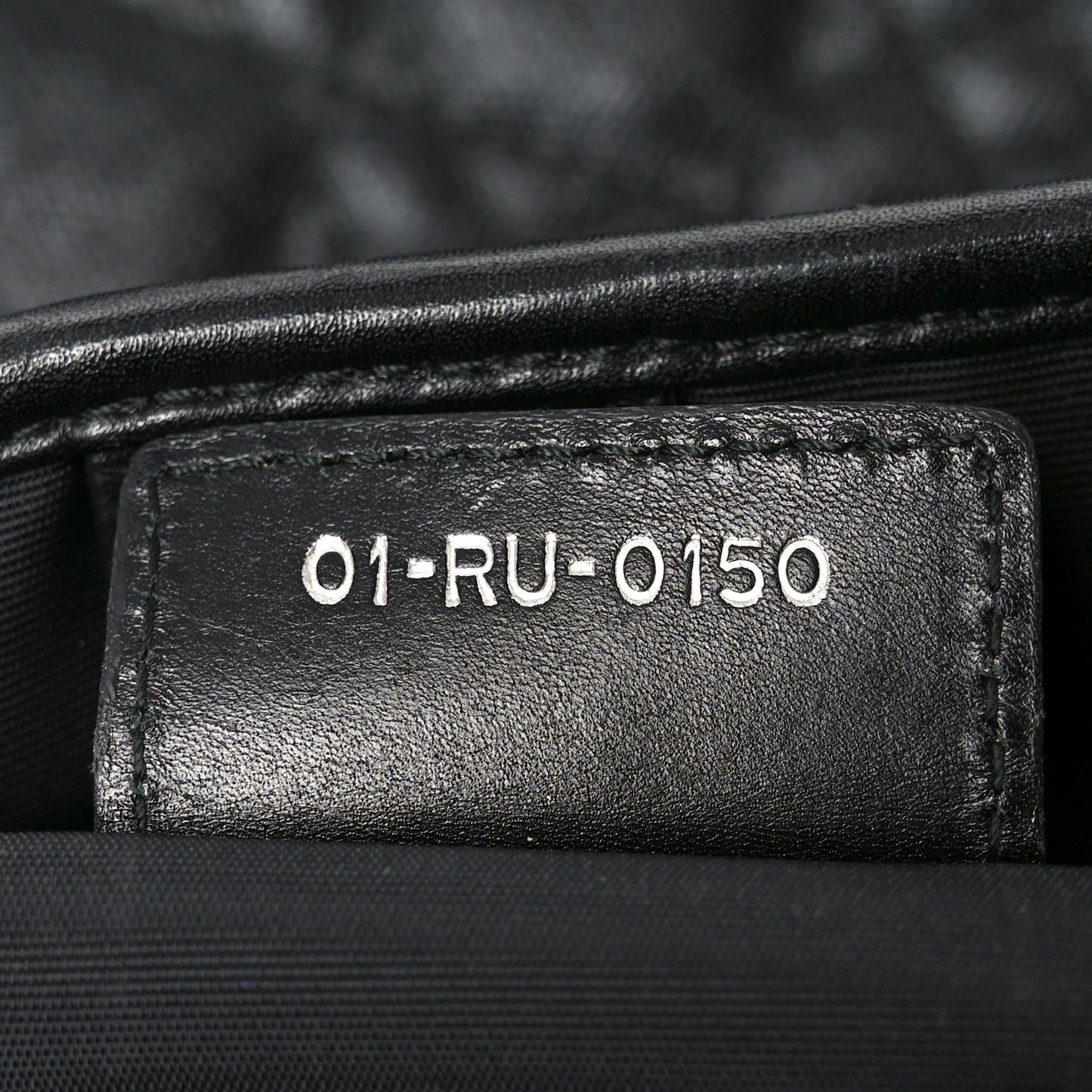 Coated Canvas Cannage Small Panarea Tote Black