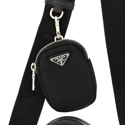 Prada Nylon Saffiano Re-Edition 2005 Top Handle Crossbody Bag Black 13 of 13