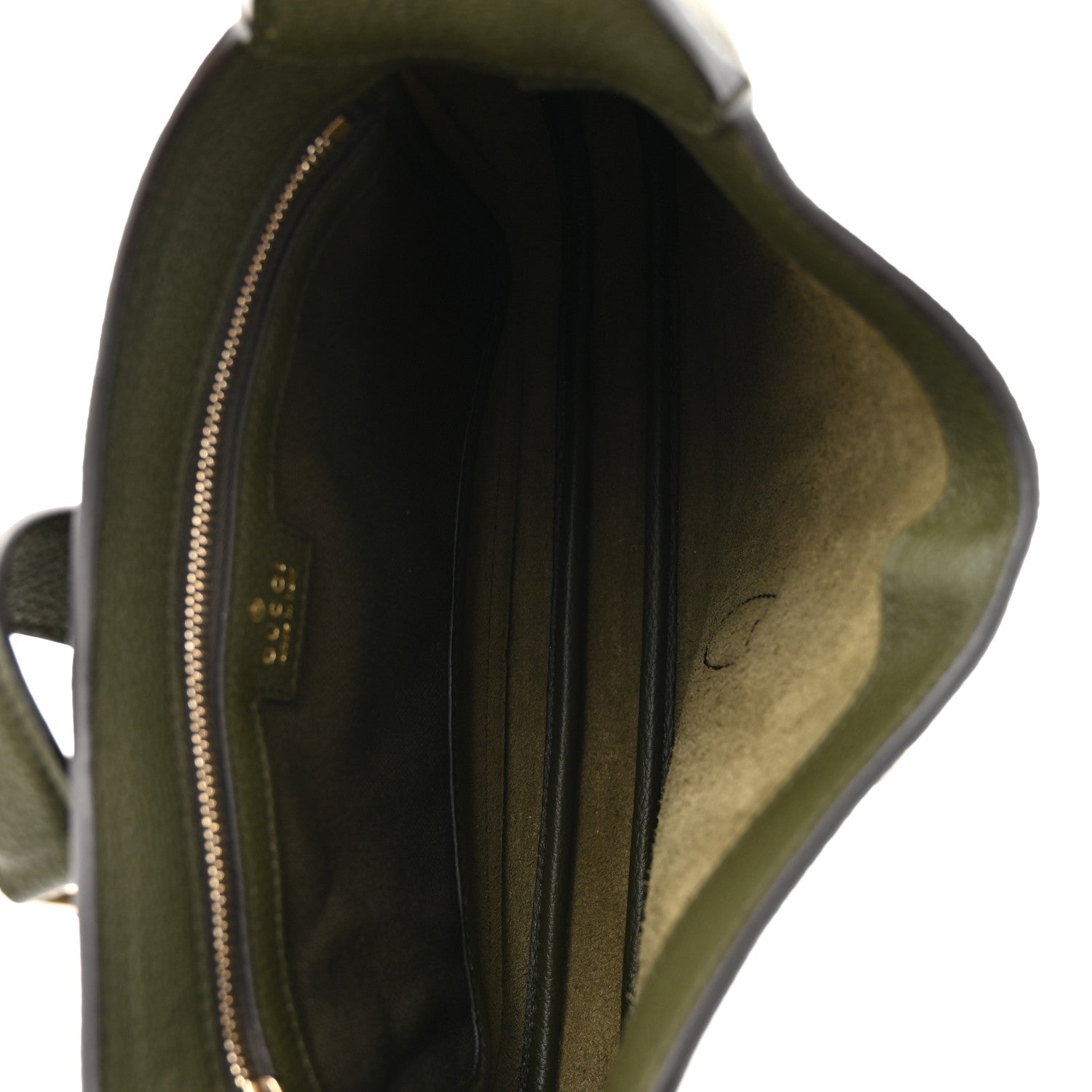 Gucci Grand Prix Calfskin Web Medium Jackie 1961 Hobo Dark Green 5 of 10