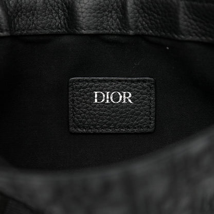 Christian Dior Oblique Saddle Messenger Pouch Blue Black 6 of 9