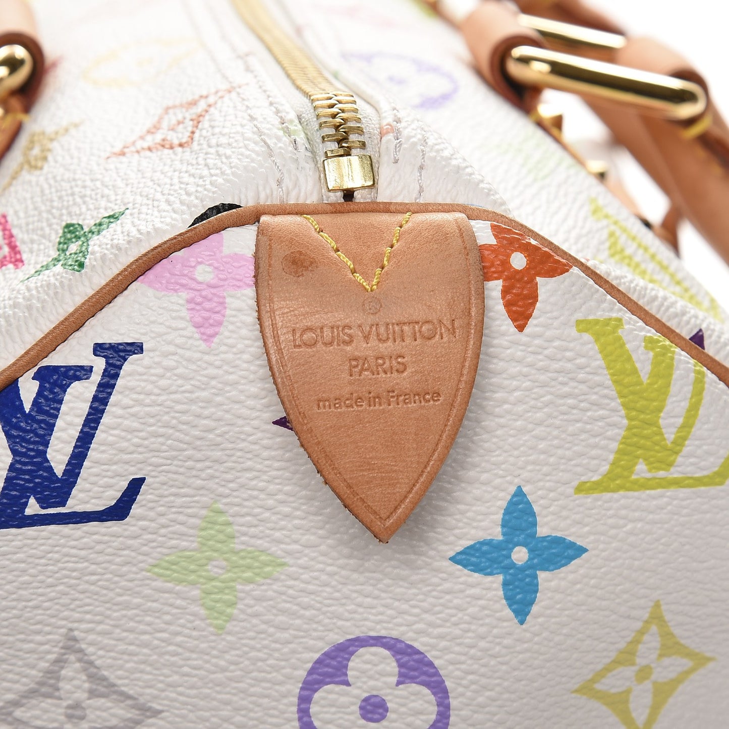 Monogram Multicolor Speedy 30 White