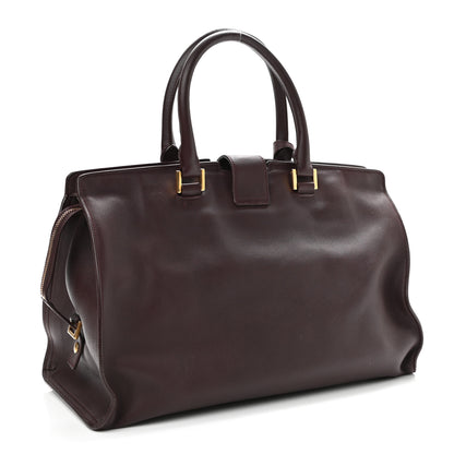 Saint Laurent Calfskin Medium Classic Y Cabas Bordeaux 3 of 11