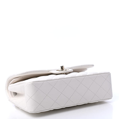 Chanel Caviar Quilted Small Double Flap White 3 of 4