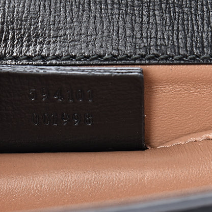 Gucci Calfskin Torchon GG Broadway Envelope Clutch Black 7 of 7