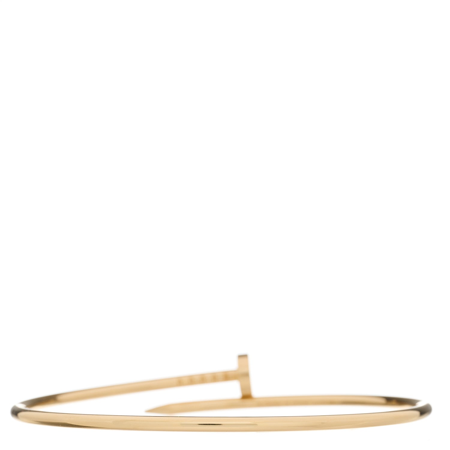 Cartier 18K Yellow Gold Small Juste Un Clou Bracelet 19 2 of 4