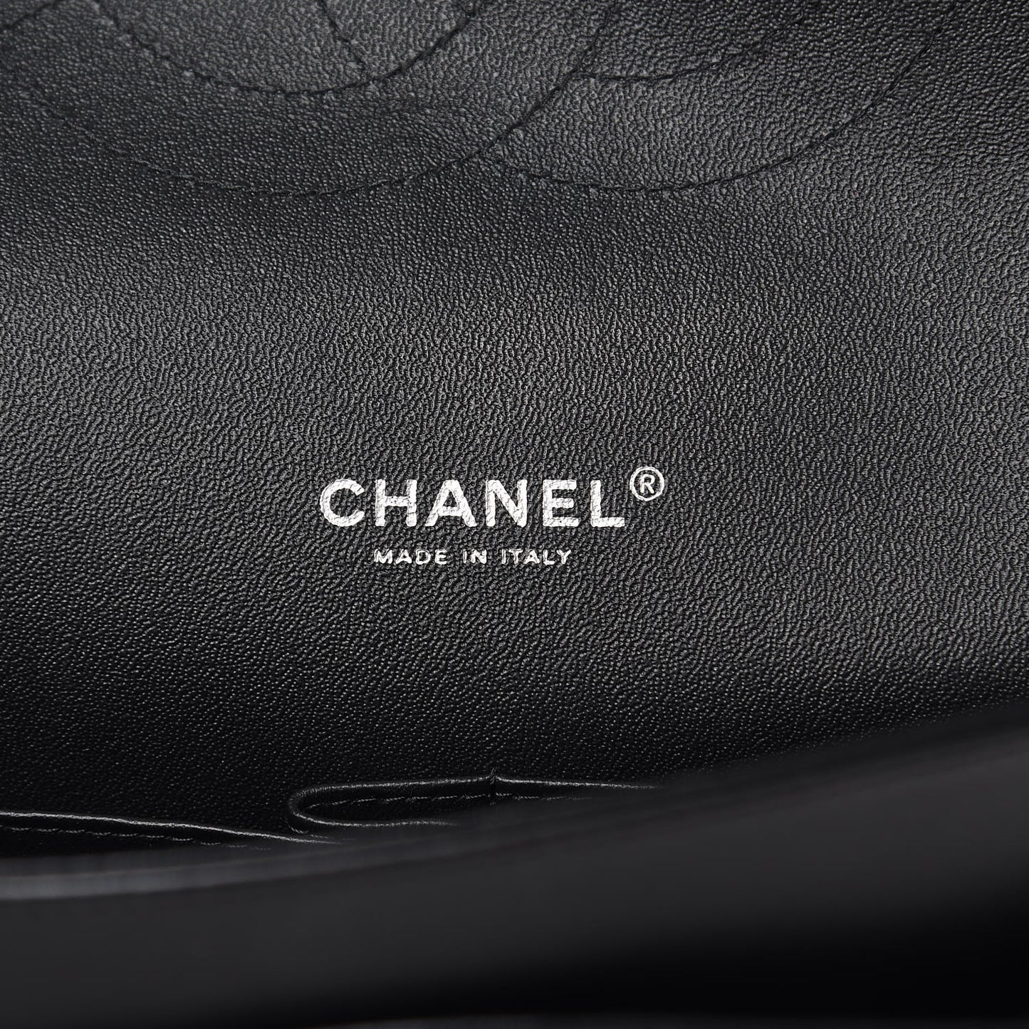 Lambskin Chevron Quilted Maxi Double Flap So Black