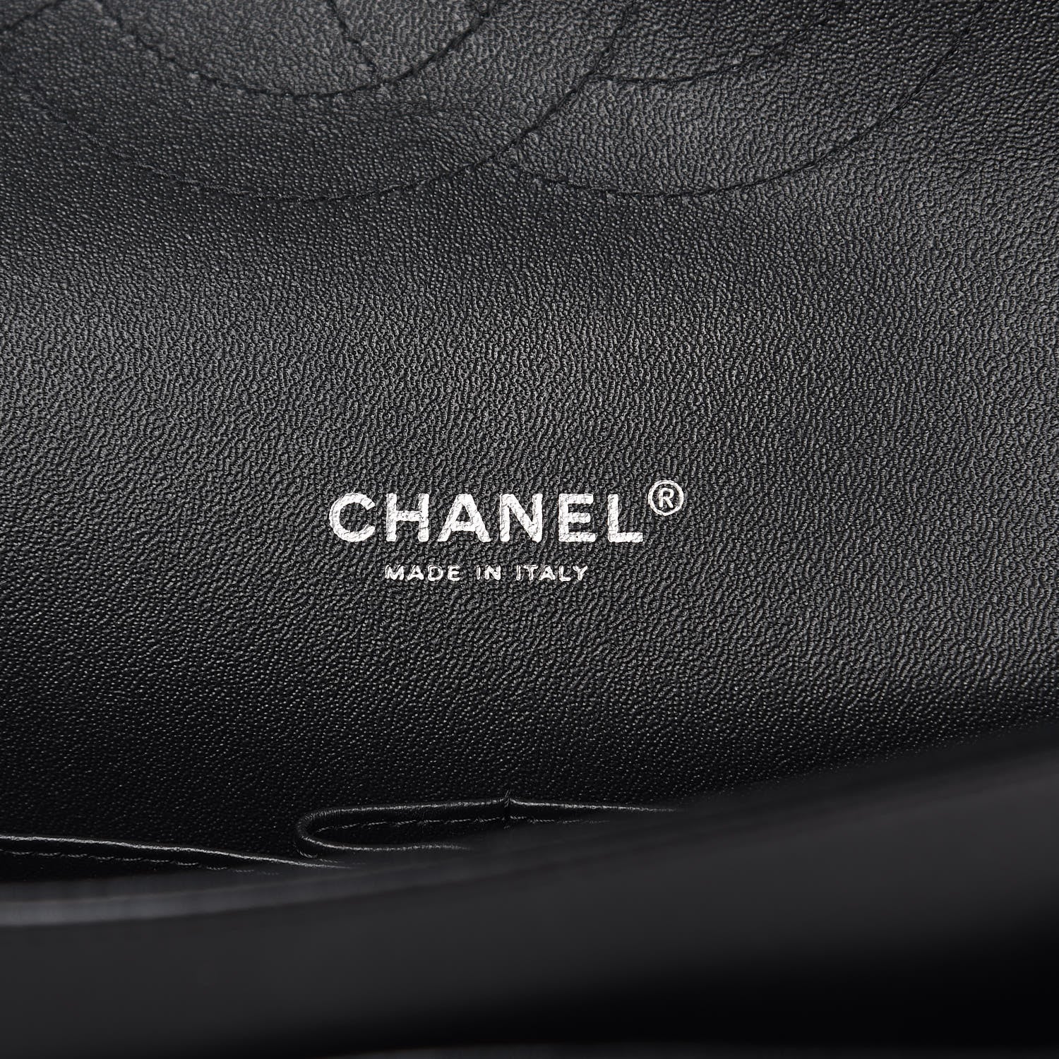 Chanel Lambskin Chevron Quilted Maxi Double Flap So Black 6 of 14