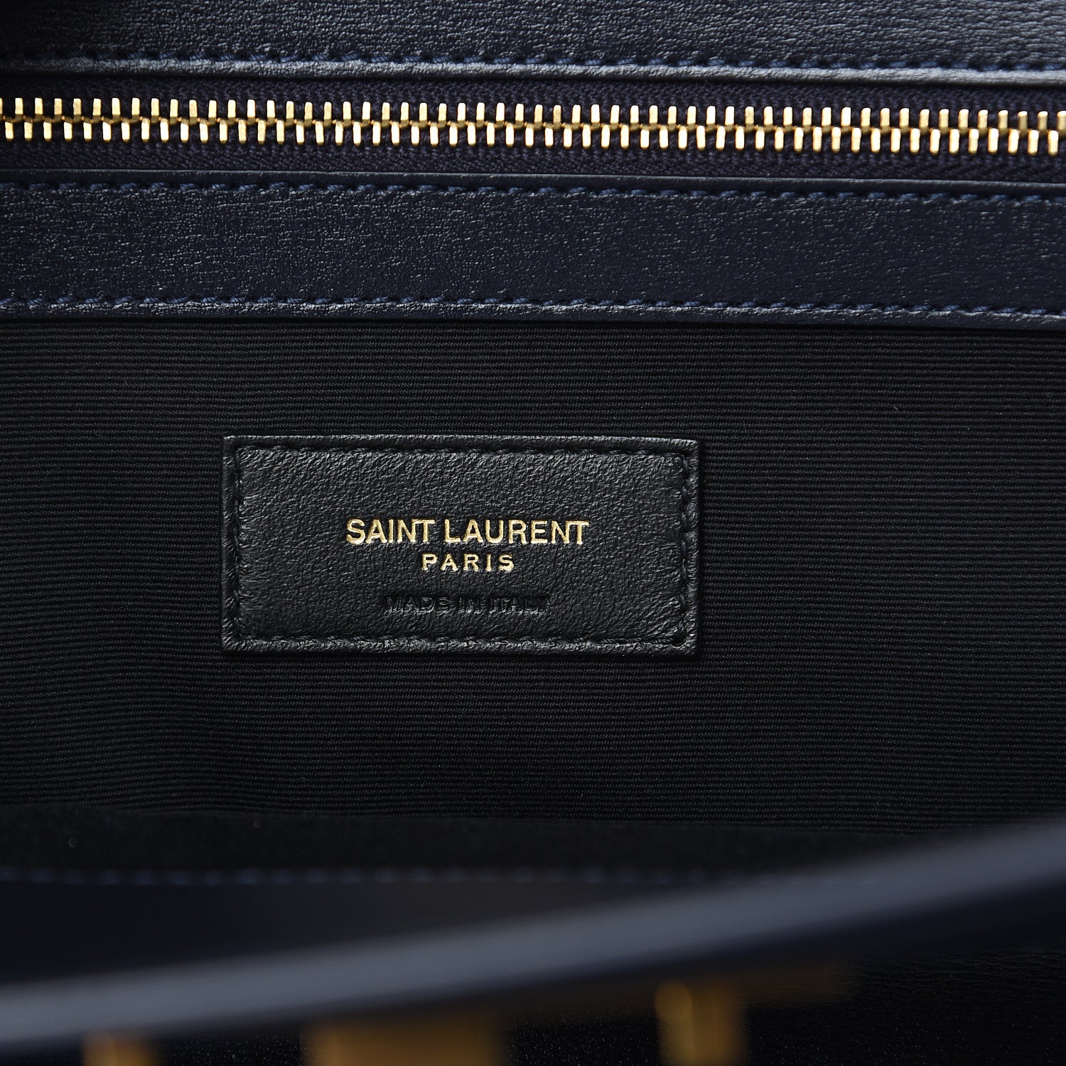Saint Laurent Calfskin Medium Manhattan Shopper Tote Dark Notte 6 of 8