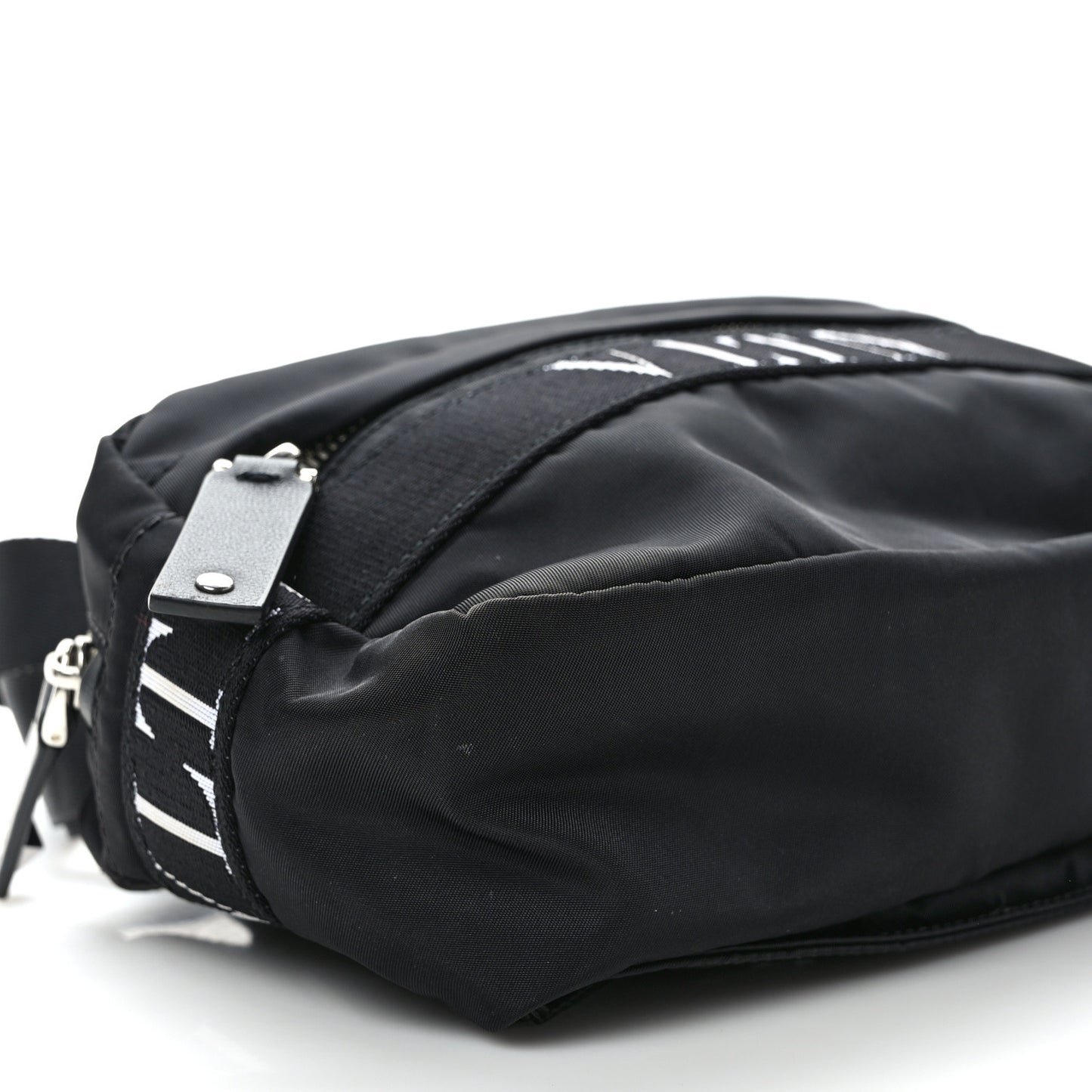 Nylon VLTN Belt Bag Black