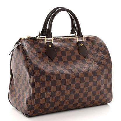 Louis Vuitton Damier Ebene Speedy 30 3 of 10