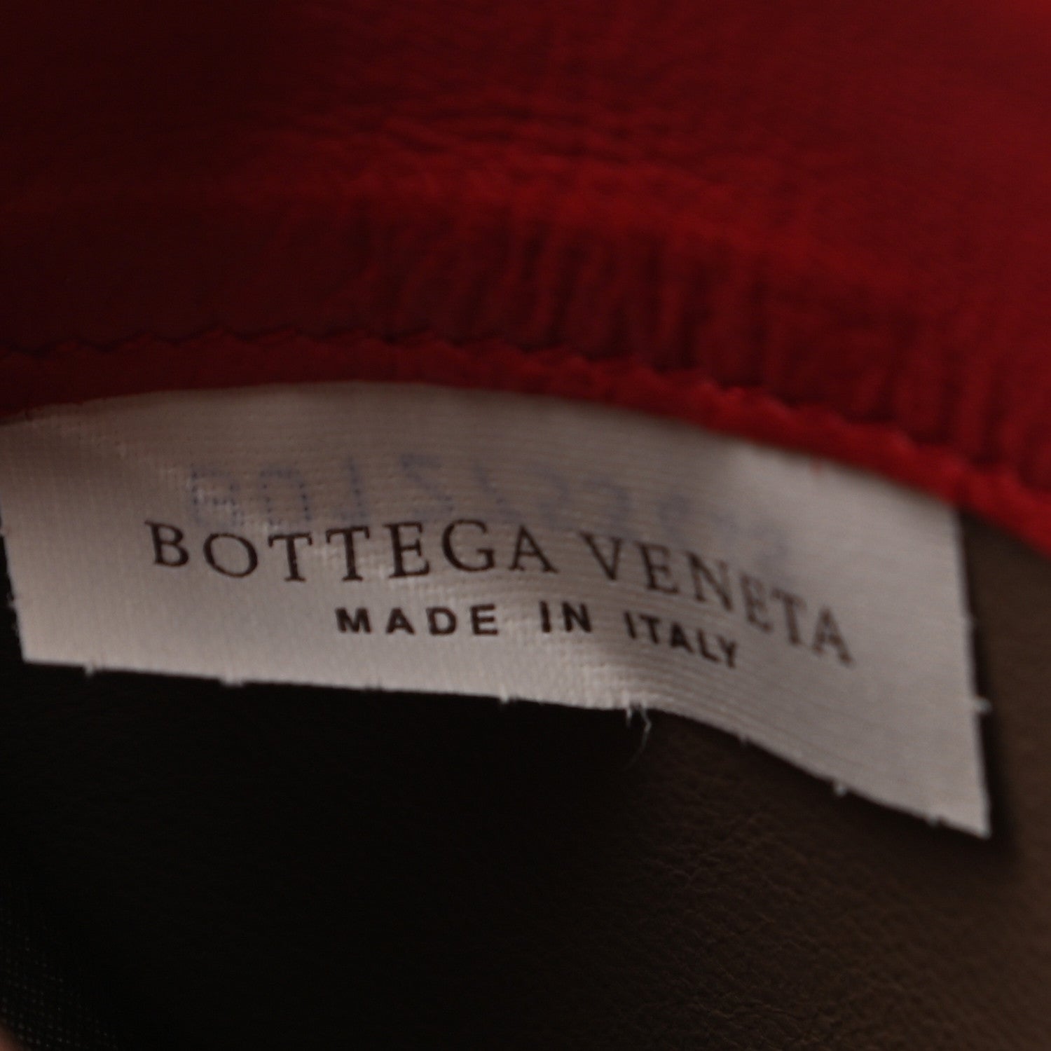 Bottega Veneta Nappa Intrecciato Half Zip Around Wallet Red 7 of 9