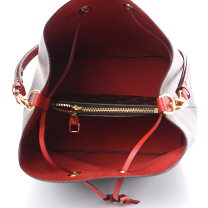 Louis Vuitton Monogram Neonoe MM Coquelicot 5 of 8