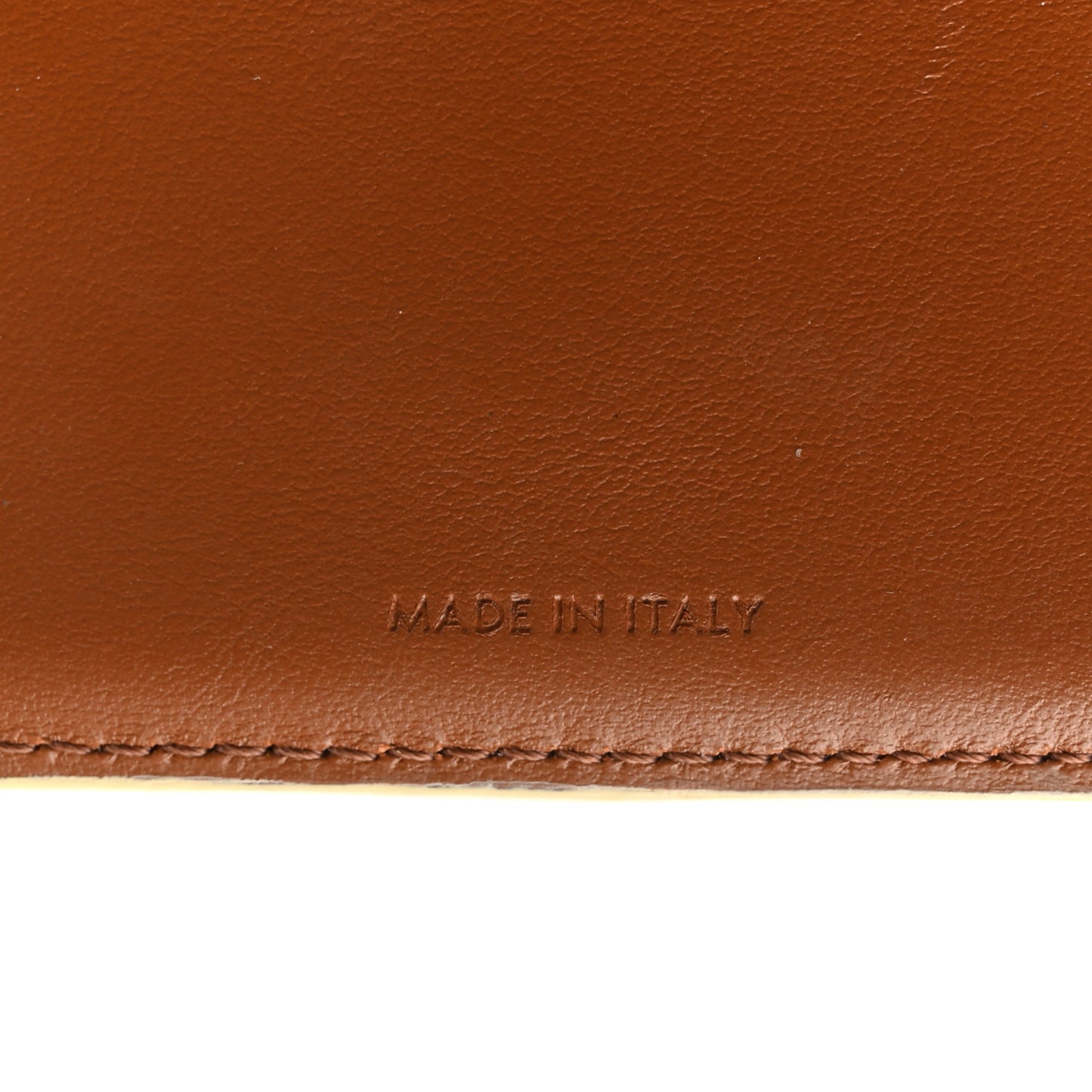 Canvas Triomphe Small Strap Wallet White