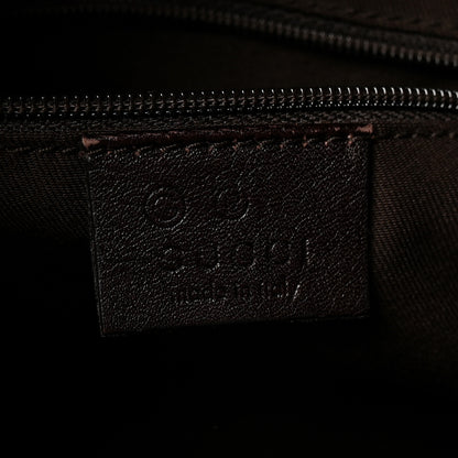 Gucci Nylon Monogram Hobo Dark Brown 5 of 9