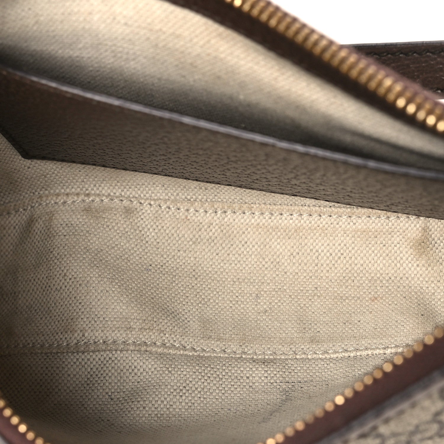 Gucci GG Supreme Monogram Textured Dollar Calfskin Small Ophidia Hobo Beige Ebony New Acero 5 of 11