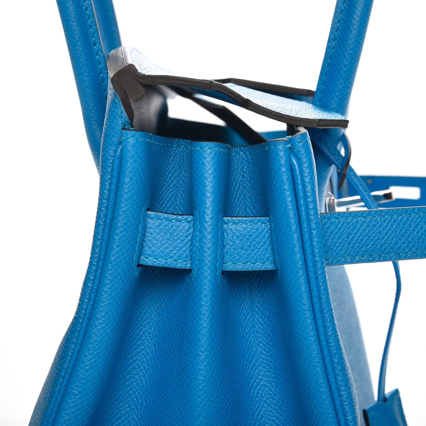 Epsom Birkin 30 Bleu Zanzibar