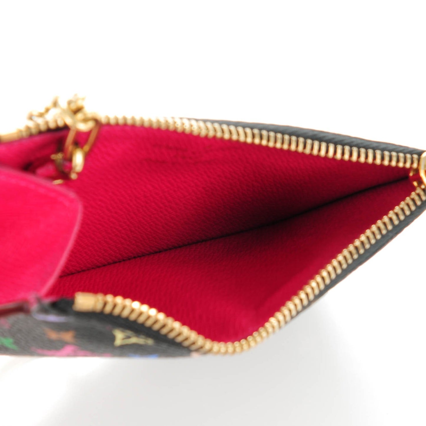 Monogram Multicolor Key Pouch Black Grenade