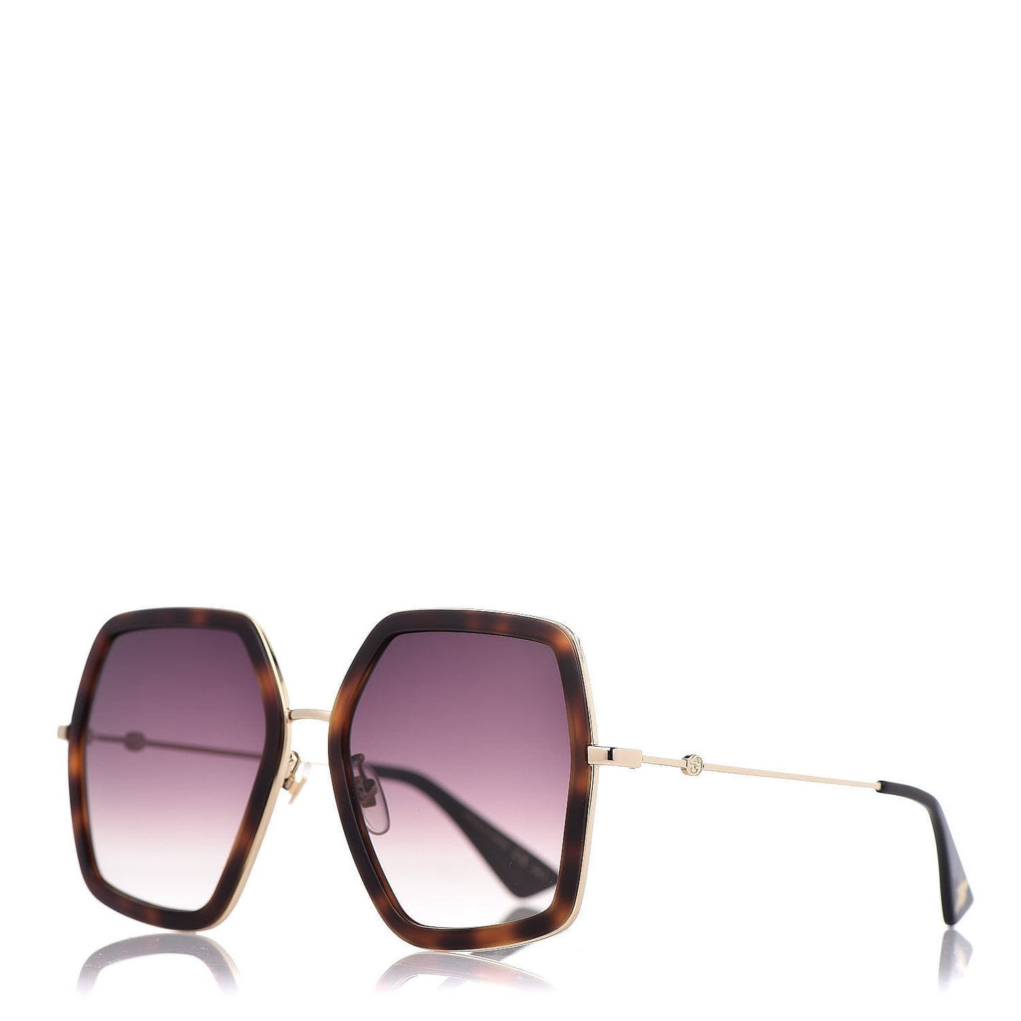 Square Frame GG0106S Sunglasses Tortoise