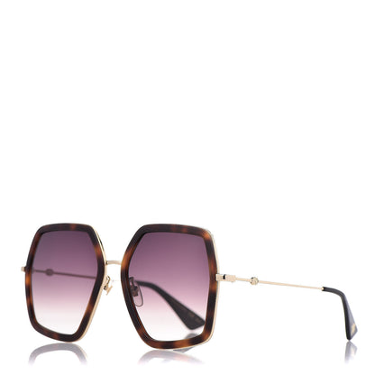 Gucci Square Frame GG0106S Sunglasses Tortoise 1 of 7