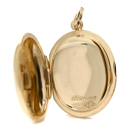 Tiffany 14K Yellow Gold Large Oval Locket Pendant 6 of 6