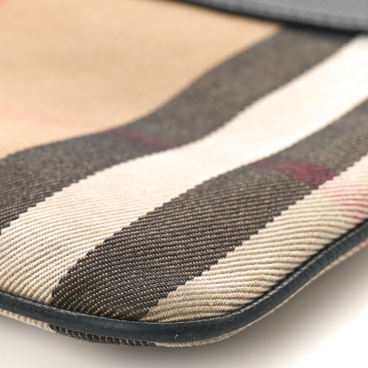 Burberry House Check Derby Peyton Crossbody Clutch Bag Black 9 of 11