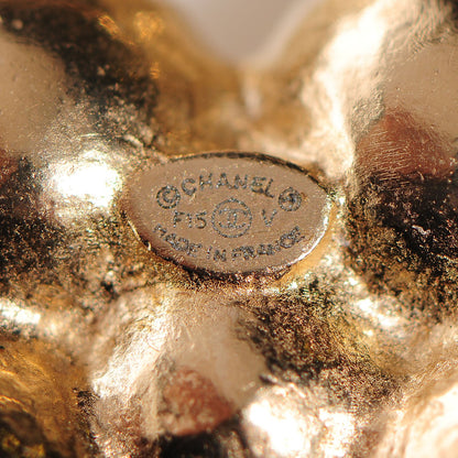 Chanel Pearl CC Brooch Gold 4 of 4