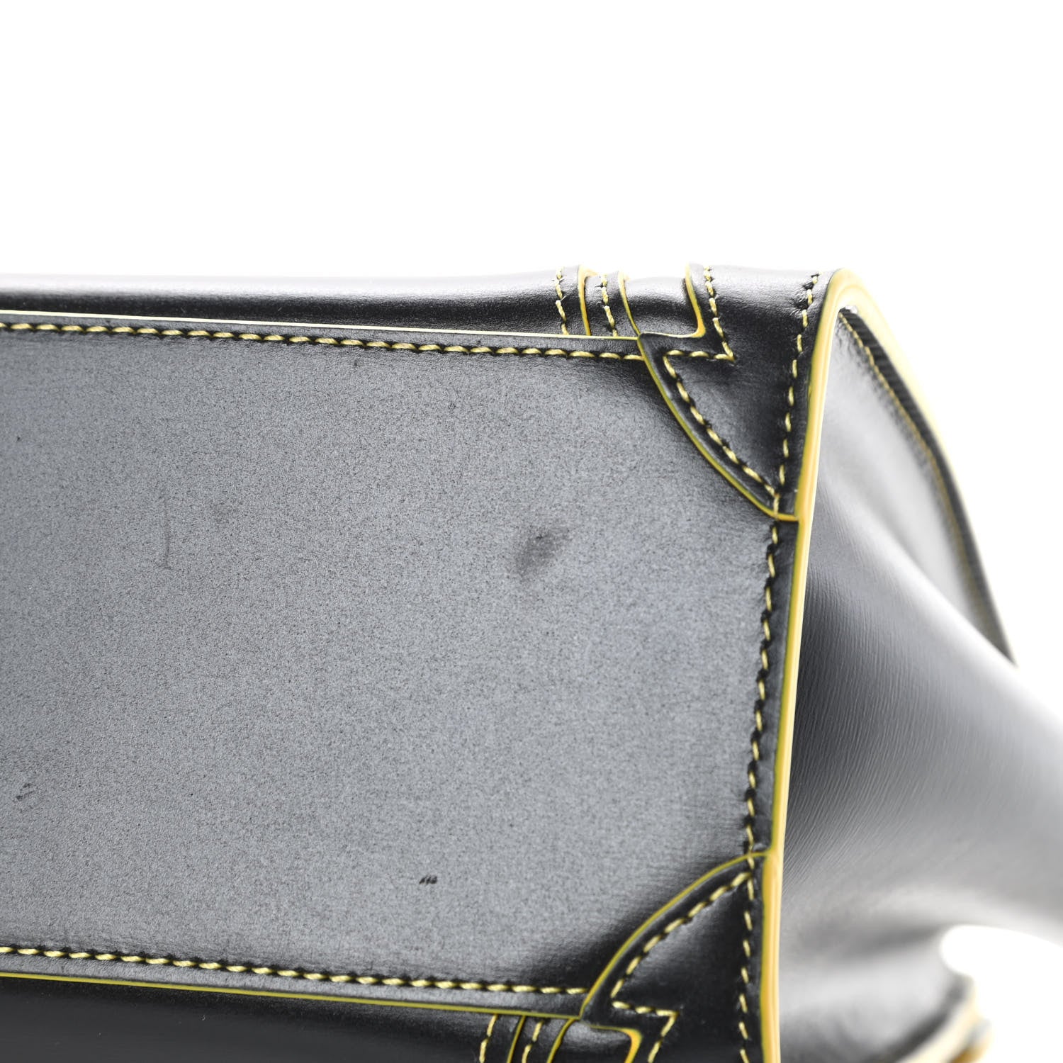 Celine Satin Calfskin Nano Debossed Luggage Black 11 of 12