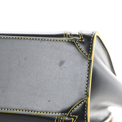 Celine Satin Calfskin Nano Debossed Luggage Black 11 of 12
