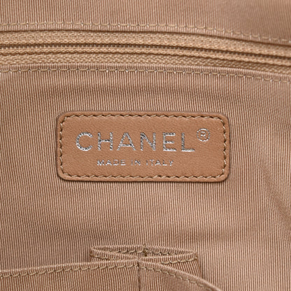 Chanel Caviar Quilted Expandable Zip Shoulder Bag White 6 of 16